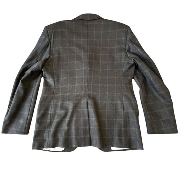 Grand Prix Wool Blazer 44R Plaid 100% Wool Men’s Show Coat Equestrian Jacket - Picture 4 of 6